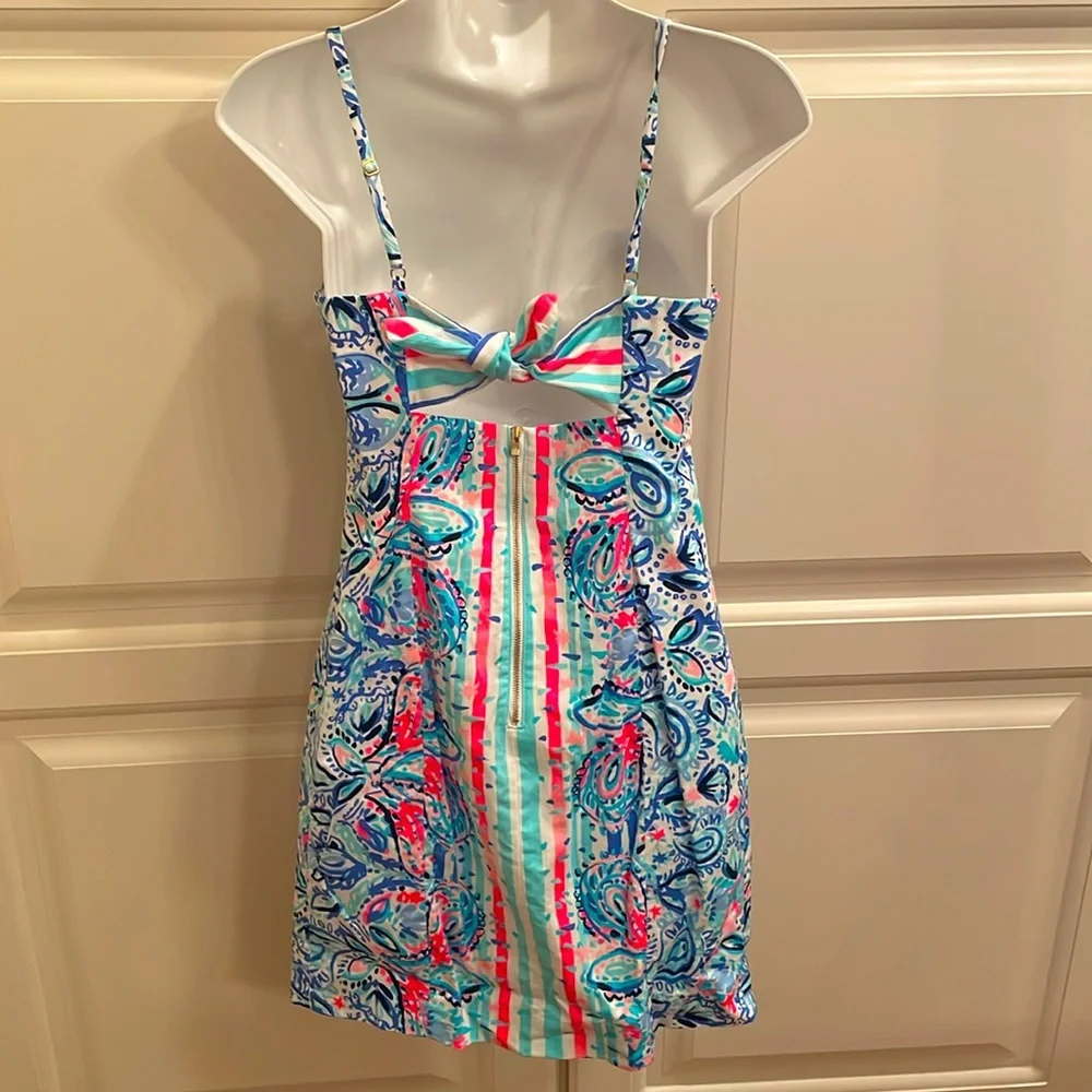 Lilly Pulitzer Shelli embroidered sundress sz 0 - Picture 5 of 8